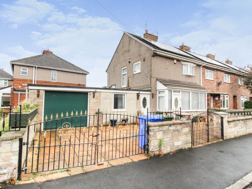 3 bed end terrace house for sale in South View, Newsham, Blyth NE24, £155,000