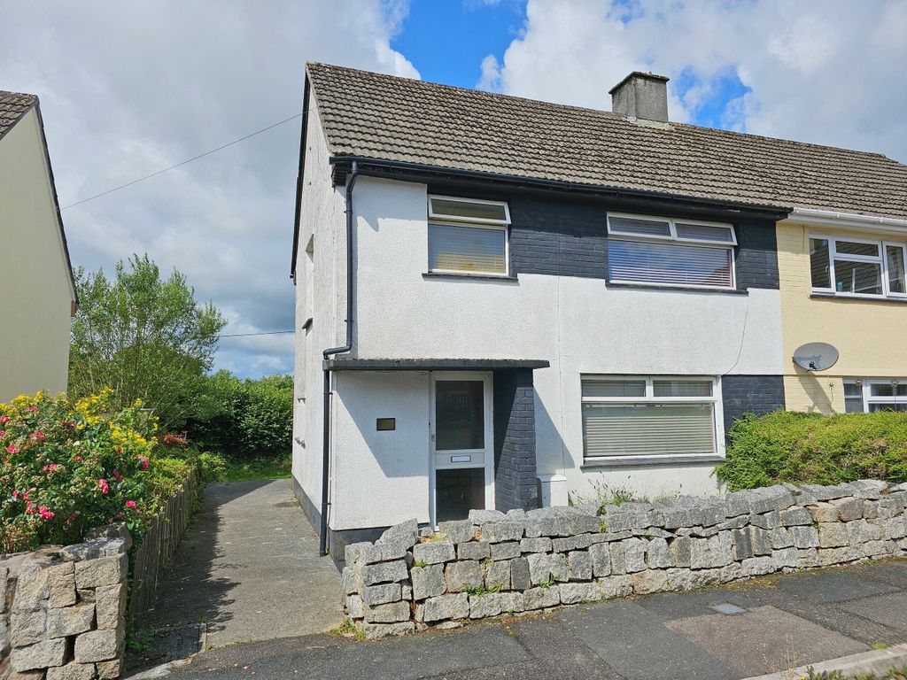 3 bed semi-detached house for sale in Drakes Park, Bere Alston, Yelverton PL20, £210,000