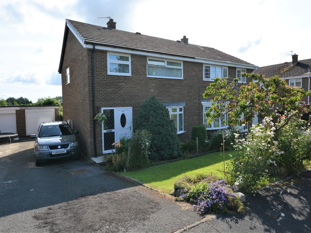 3 bed semi-detached house for sale in Quarry Farm Close, Hunwick, Crook DL15, £147,500