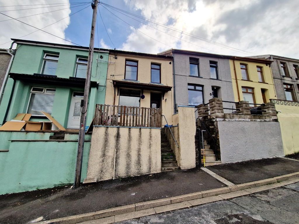 3 bed terraced house for sale in John Street, Nantymoel, Bridgend CF32, £105,000