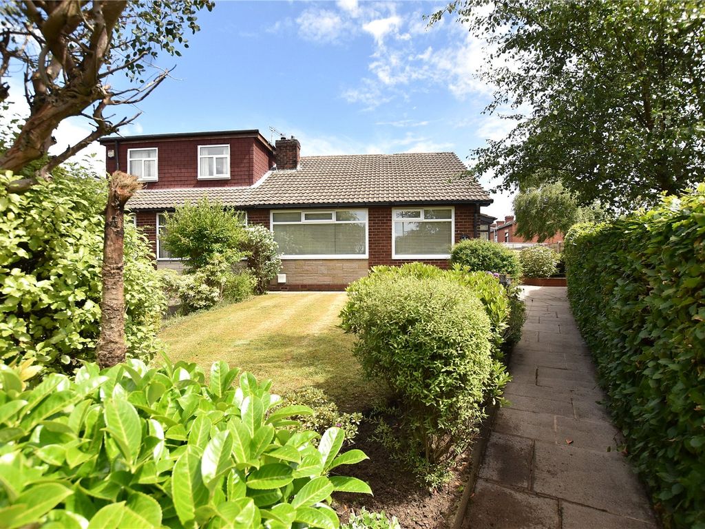 2 bed semi-detached bungalow for sale in Haggate Crescent, Royton, Oldham, Greater Manchester OL2, £228,000
