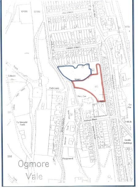 Land for sale in Ardwyn Place, Ogmore Vale, Bridgend CF32, £40,000