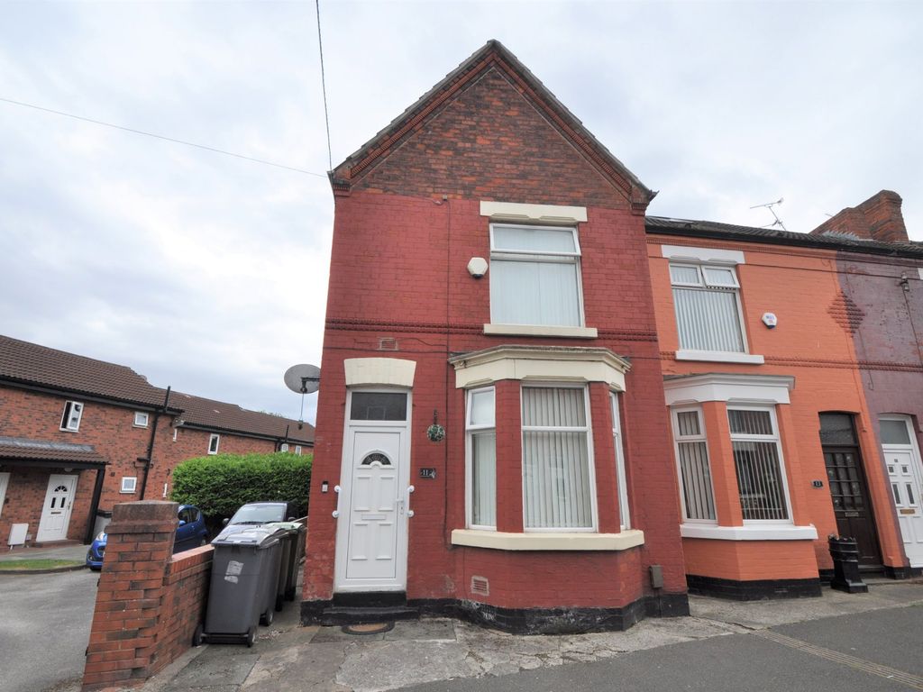 2 bed end terrace house for sale in Brentwood Street, Wallasey CH44, £90,000