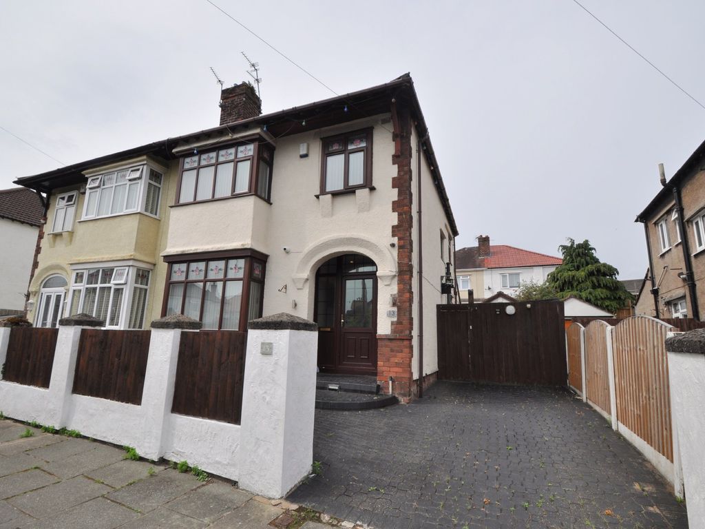 3 bed semi-detached house for sale in Wharfedale Avenue, Birkenhead CH42, £215,500