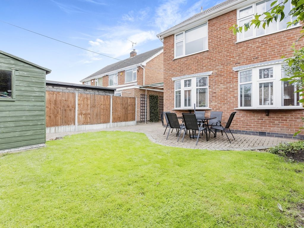 3 bed semi-detached house for sale in Cherry Road, Blaby, Leicester LE8, £260,000