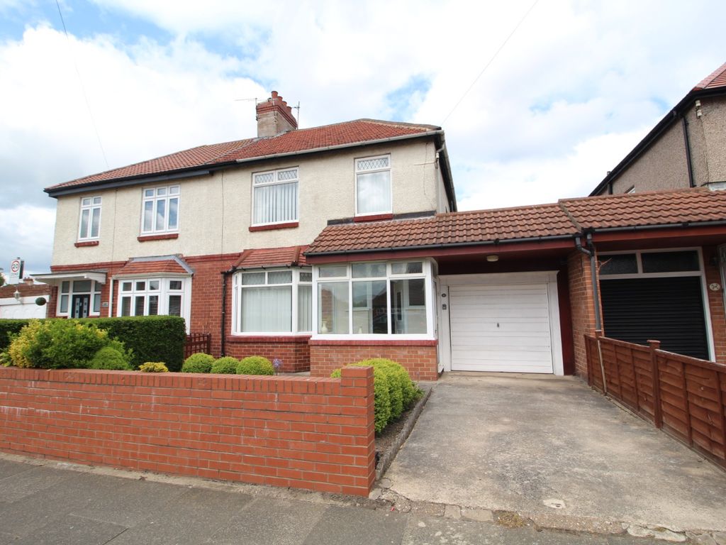 3 bed semi-detached house for sale in Harton Lane, South Shields, Tyne And Wear NE34, £230,000