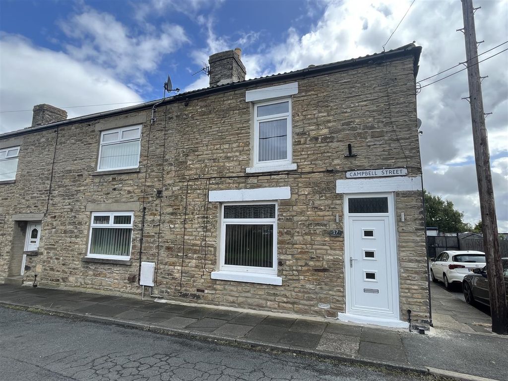 2 bed terraced house for sale in Campbell Street, Tow Law, Bishop Auckland DL13, £70,000