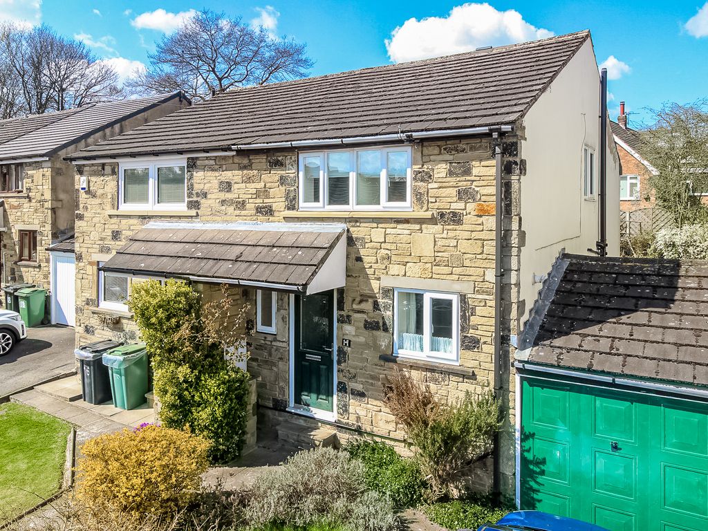 3 bed semi-detached house for sale in Woodlands Close, Denby Dale, Huddersfield HD8, £190,000