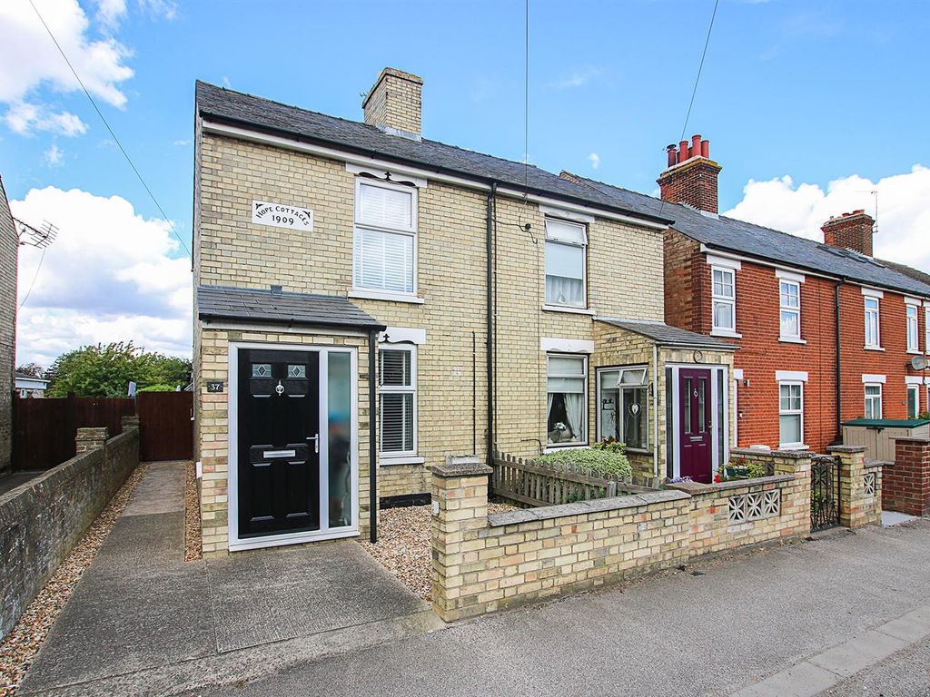2 bed semi-detached house for sale in Ness Road, Burwell, Cambridge CB25, £320,000