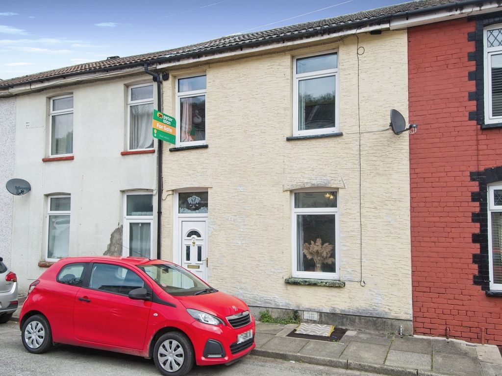 3 bed terraced house for sale in Cliff Terrace, Treforest, Pontypridd CF37, £140,000