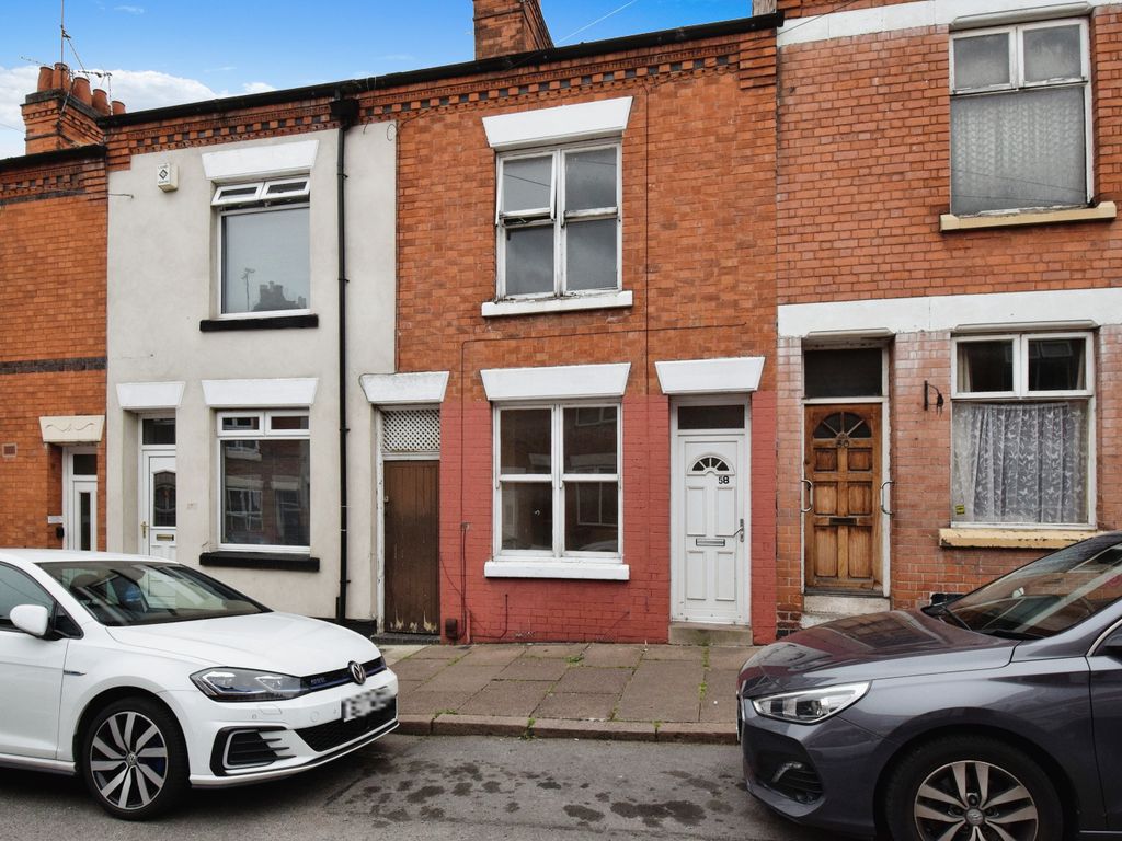 2 bed terraced house for sale in Bosworth Street, Leicester, Leicestershire LE3, £150,000