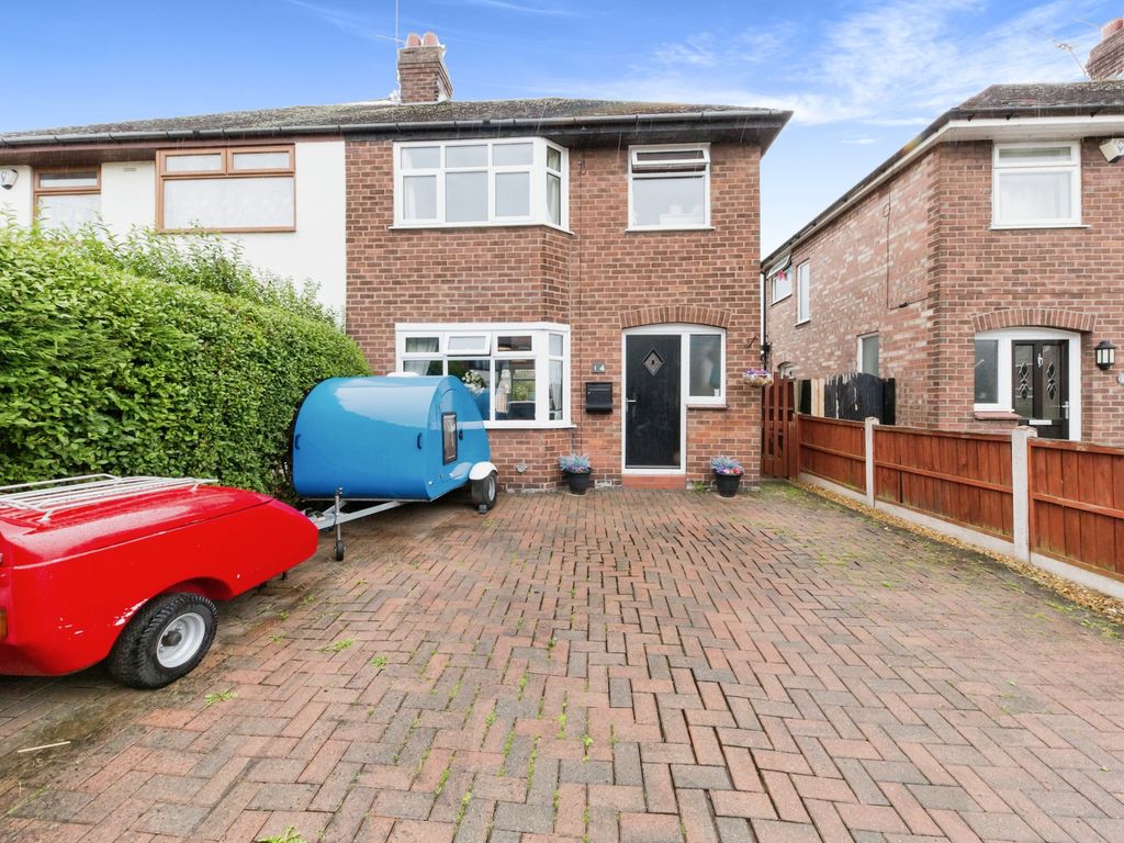 3 bed semi-detached house for sale in Newfield Drive, Crewe CW1, £160,000