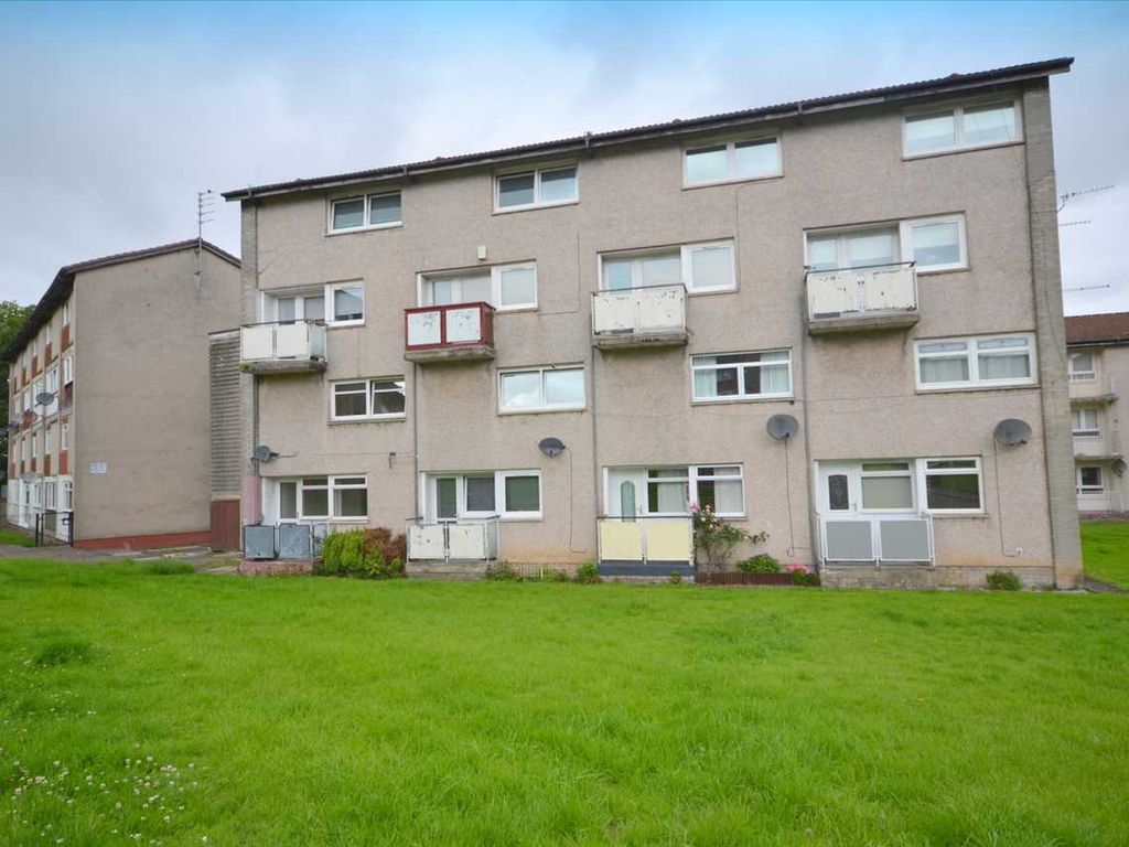 2 bed flat for sale in Ross Place, Springhall, Rutherglen G73, £63,000