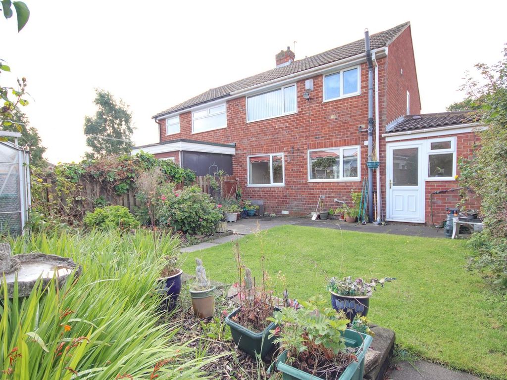 4 bed semi-detached house for sale in Tunstall Avenue, Low Grange, Billingham TS23, £160,000