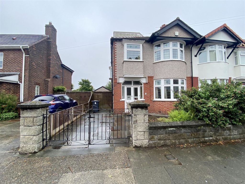 4 bed semi-detached house for sale in Cranfield Road, Crosby, Liverpool L23, £300,000