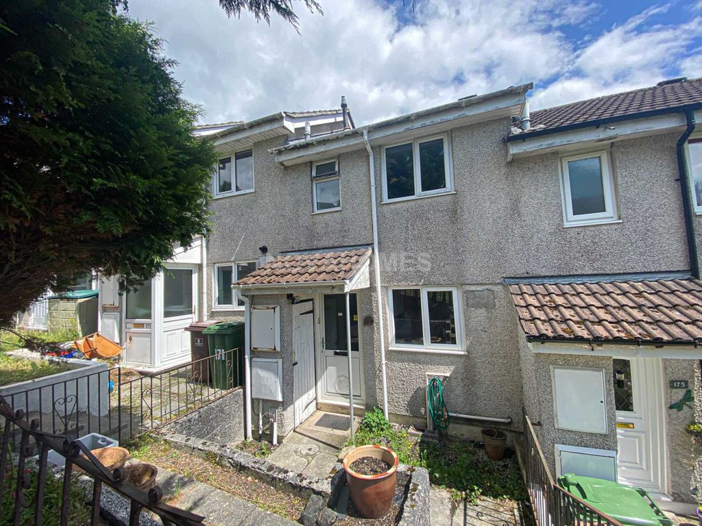 2 bed terraced house for sale in Elford Crescent, Plympton PL7, £150,000
