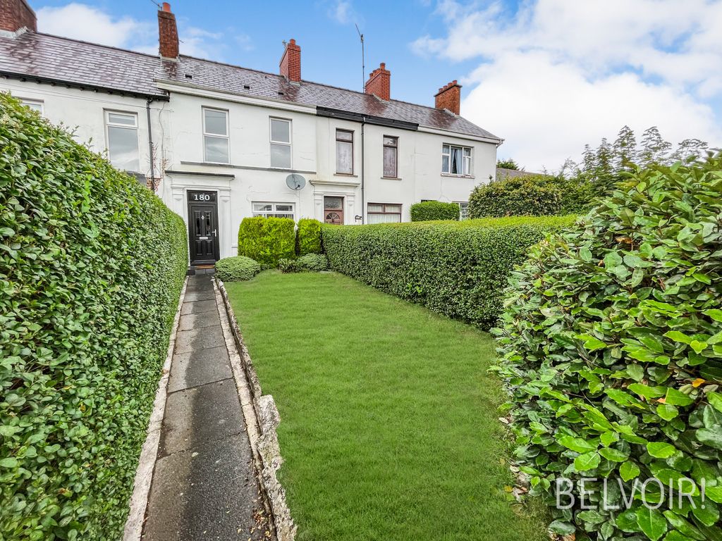 2 bed terraced house for sale in Longstone Street, Lisburn BT28, £120,000