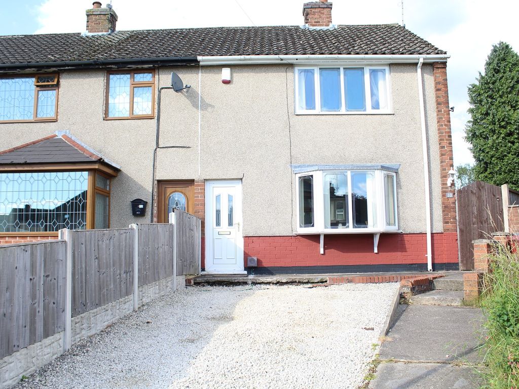 2 bed end terrace house for sale in Rye Crescent, Danesmoor, Chesterfield, Derbyshire. S45, £140,000