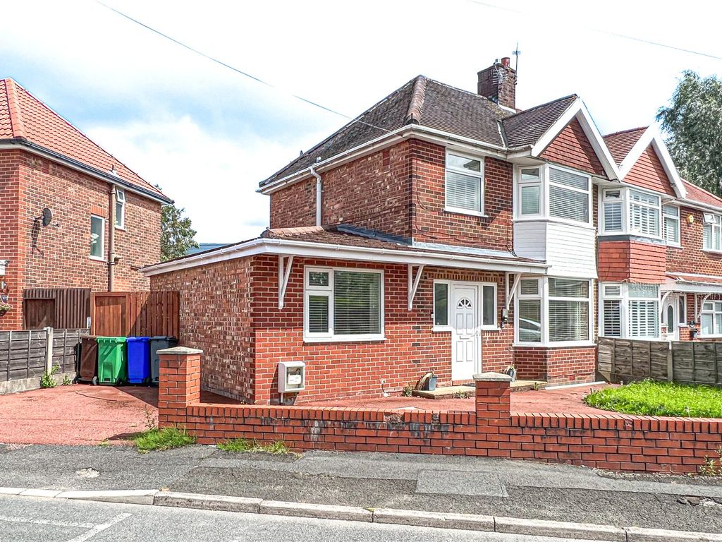 3 bed semi-detached house for sale in Enderby Road, Moston, Manchester M40, £220,000