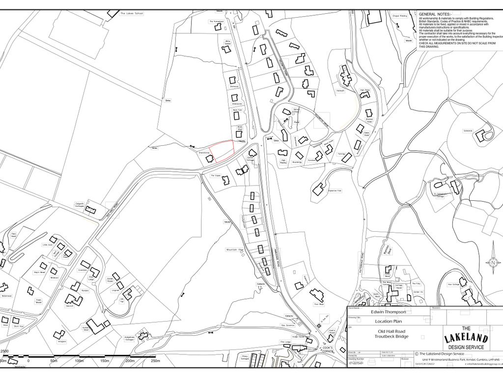 Land for sale in Land At Old Hall Road, Windermere, Cumbria 1Hu, Windermere LA23, £225,000