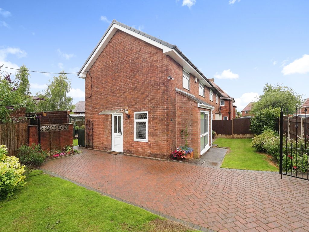 3 bed semi-detached house for sale in Queensway, Stonebroom, Alfreton DE55, £185,000