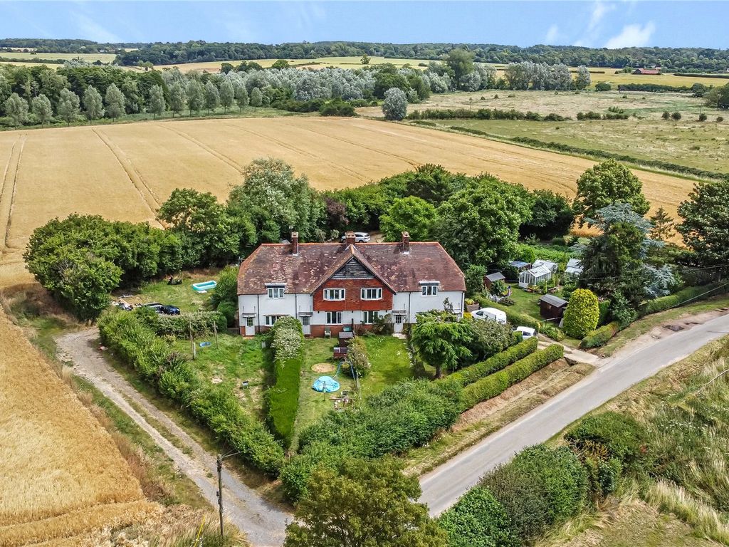 3 bed terraced house for sale in Hoo, Woodbridge, Suffolk IP13, £225,000