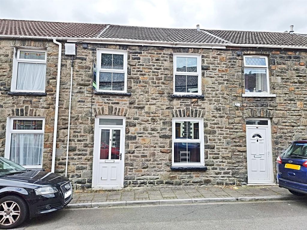2 bed terraced house for sale in Morgannwg Street, Trehafod, Pontypridd CF37, £105,000