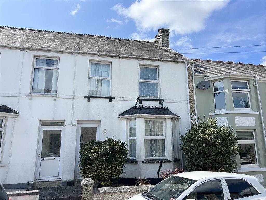 3 bed terraced house for sale in Rectory Road, St. Stephen, St. Austell PL26, £165,000