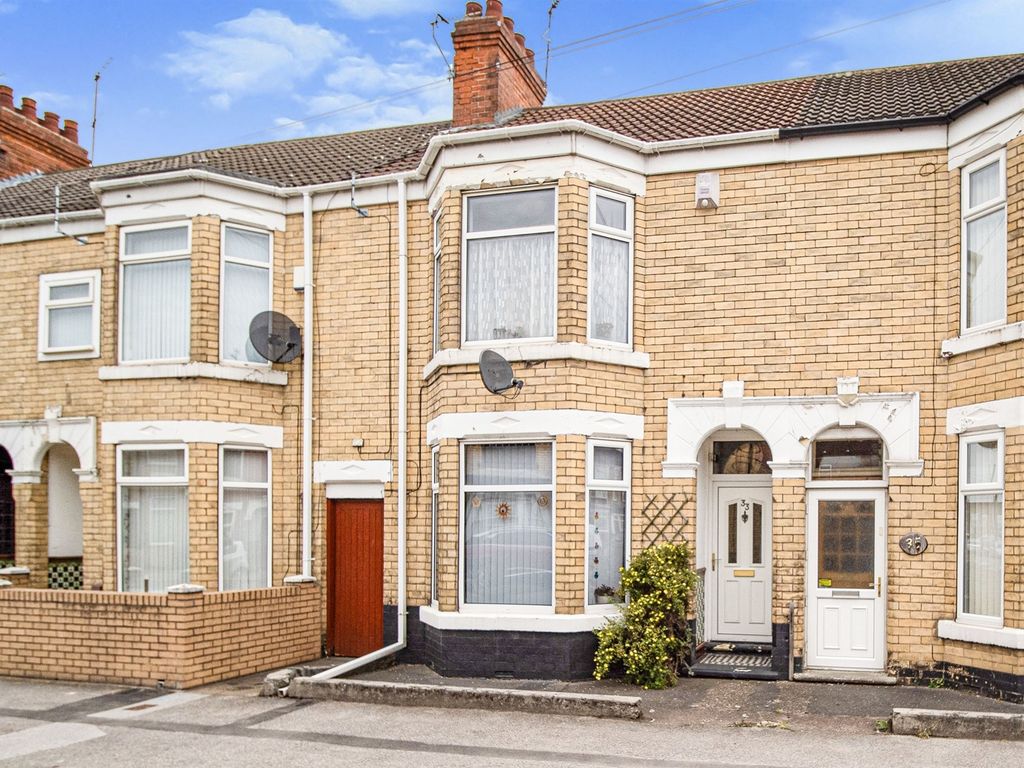3 bed terraced house for sale in Portobello Street, Hull HU9, £60,000