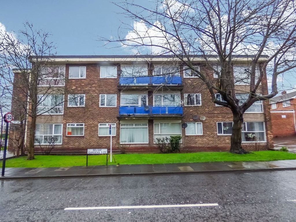 1 bed flat for sale in Belsay Gardens, Fawdon, Newcastle Upon Tyne NE3, £62,000
