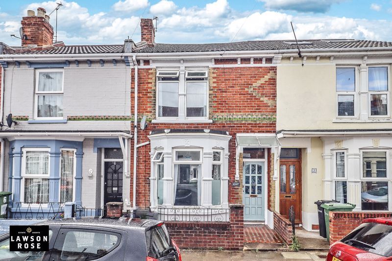 3 bed terraced house for sale in Catisfield Road, Southsea PO4, £280,000