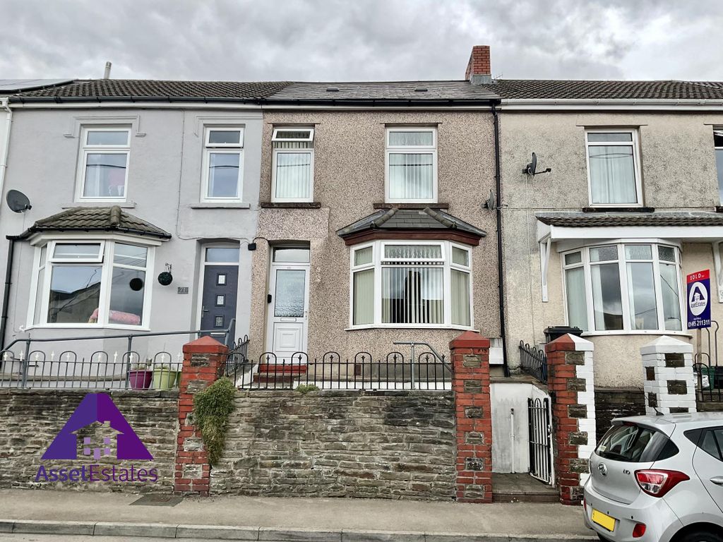 3 bed terraced house for sale in Bryn Terrace, Brynithel, Abertillery NP13, £129,950