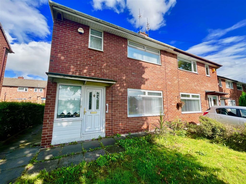 2 bed semi-detached house for sale in Havercroft, Leam Lane, Gateshead NE10, £99,950