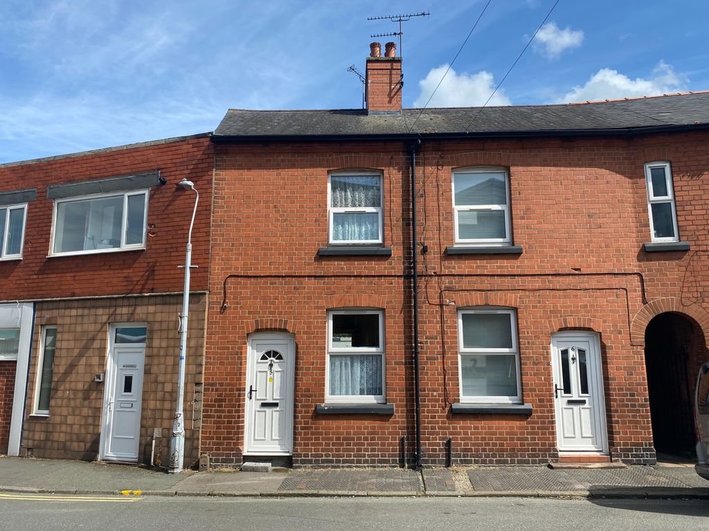 2 bed terraced house for sale in Bellevue Road, Wrexham LL13, £115,000