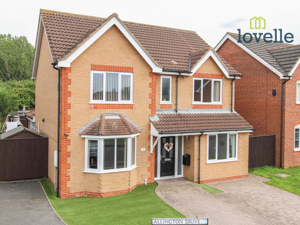 4 bed detached house for sale in Allington Drive, Grimsby DN37, £279,950