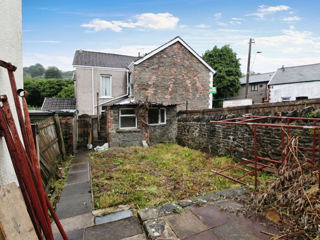 3 bed terraced house for sale in Commercial Street, Senghenydd, Caerphilly CF83, £100,000