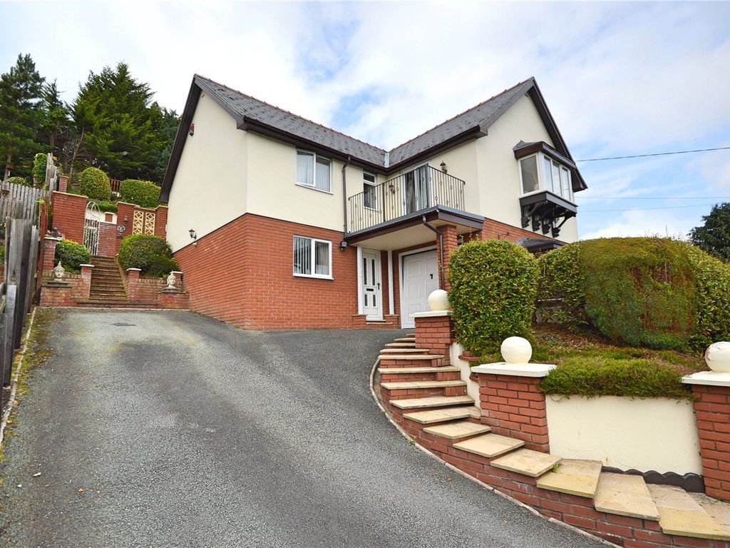 4 bed detached house for sale in Step A Side, Mochdre, Newtown, Powys SY16, £280,000