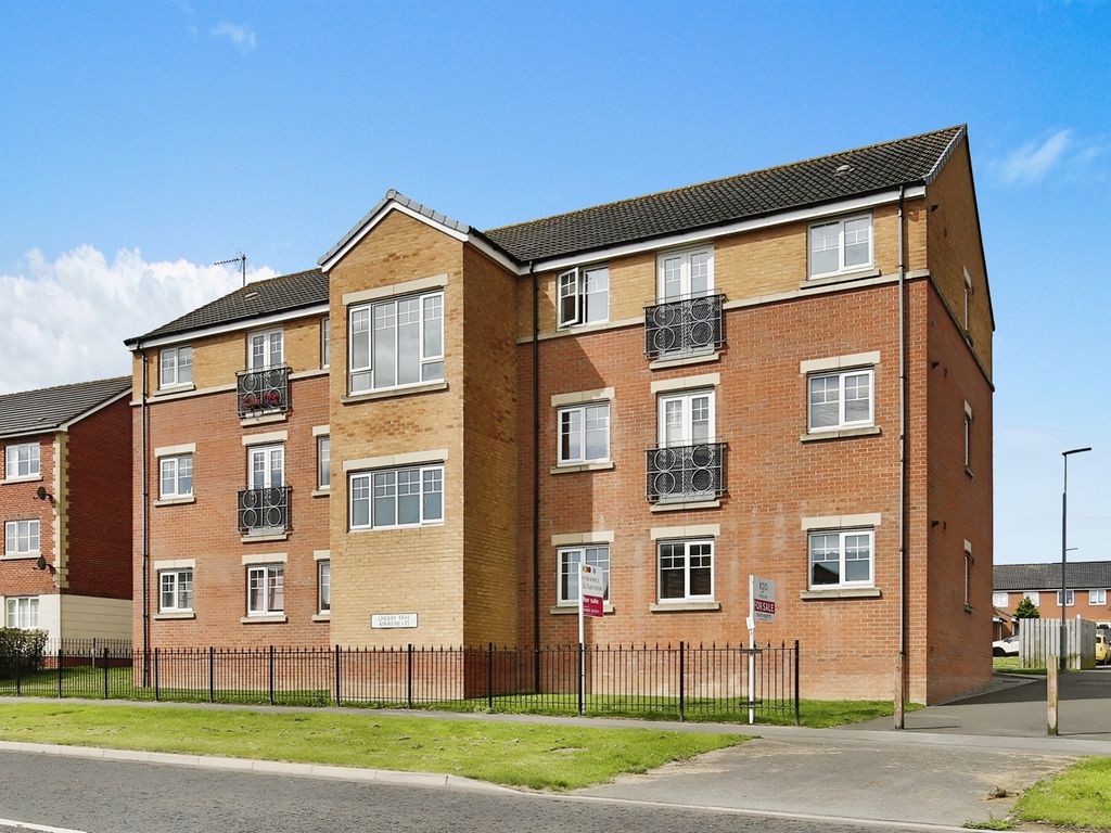2 bed flat for sale in Evergreen Close, Hartlepool TS26, £85,000