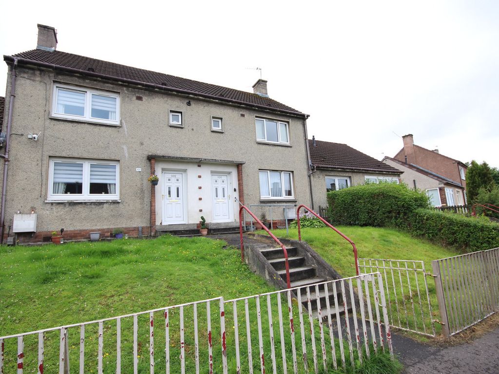 2 bed terraced house for sale in Park Road, Airdrie ML6, £75,000