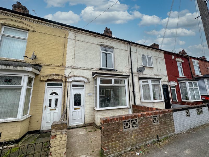 3 bed terraced house for sale in Burke Street, Scunthorpe DN15, £89,950