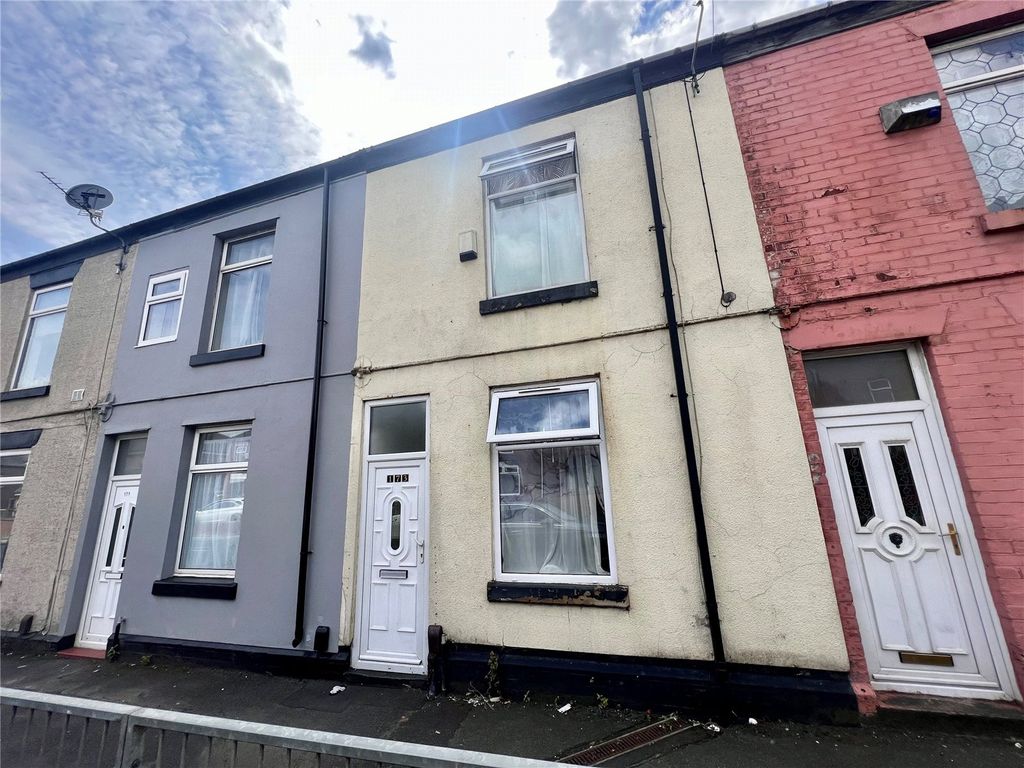 2 bed terraced house for sale in Buckley Lane, Farnworth, Bolton BL4, £100,000