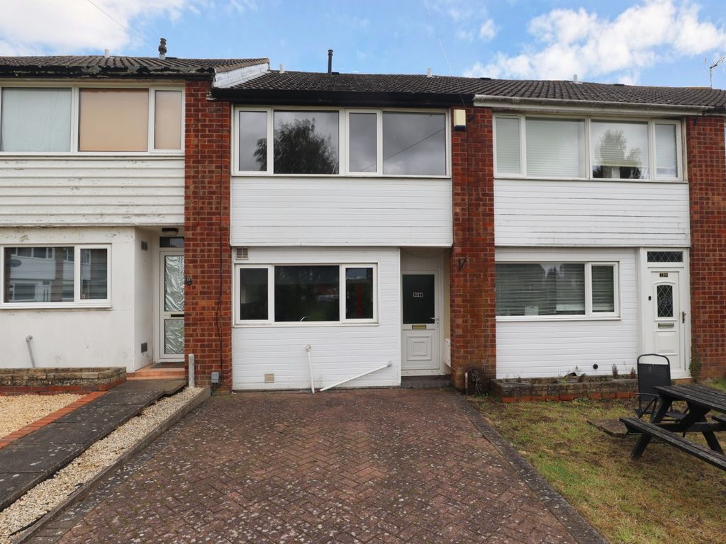 3 bed terraced house for sale in Warwick Green, Bulkington CV12, £165,000