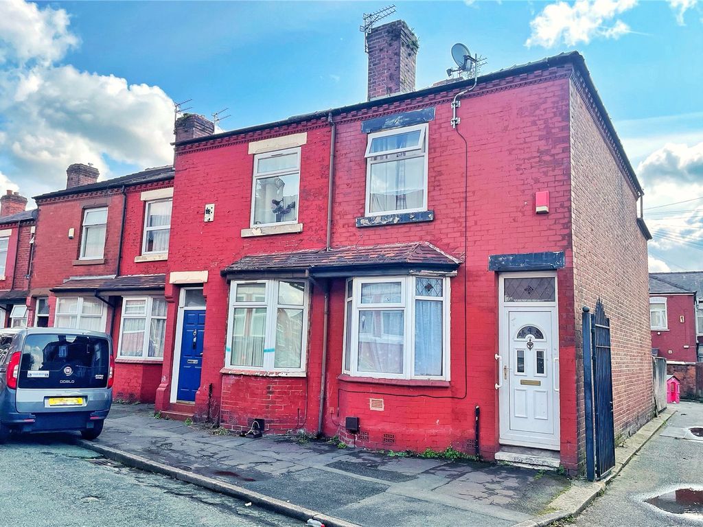 2 bed end terrace house for sale in Springville Avenue, Manchester, Greater Manchester M9, £130,000