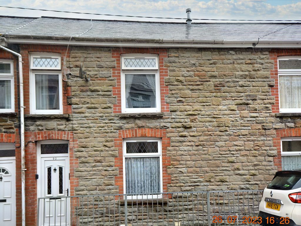 3 bed terraced house for sale in Mount Pleasant, Merthyr Vale, Merthyr Tydfil CF48, £92,500