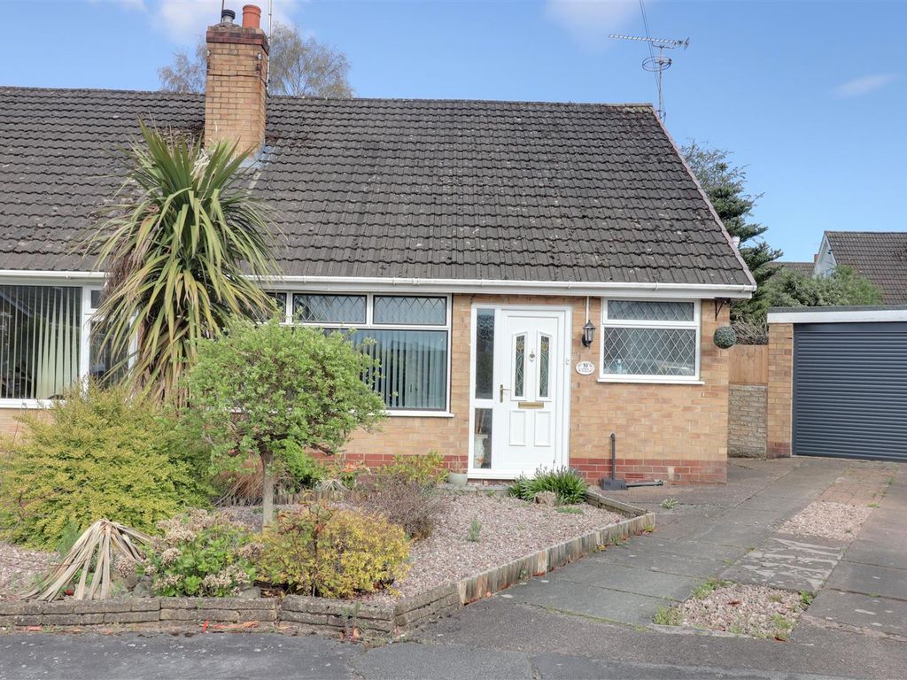 2 bed semi-detached bungalow for sale in Lydgate Close, Wistaston, Crewe CW2, £144,000
