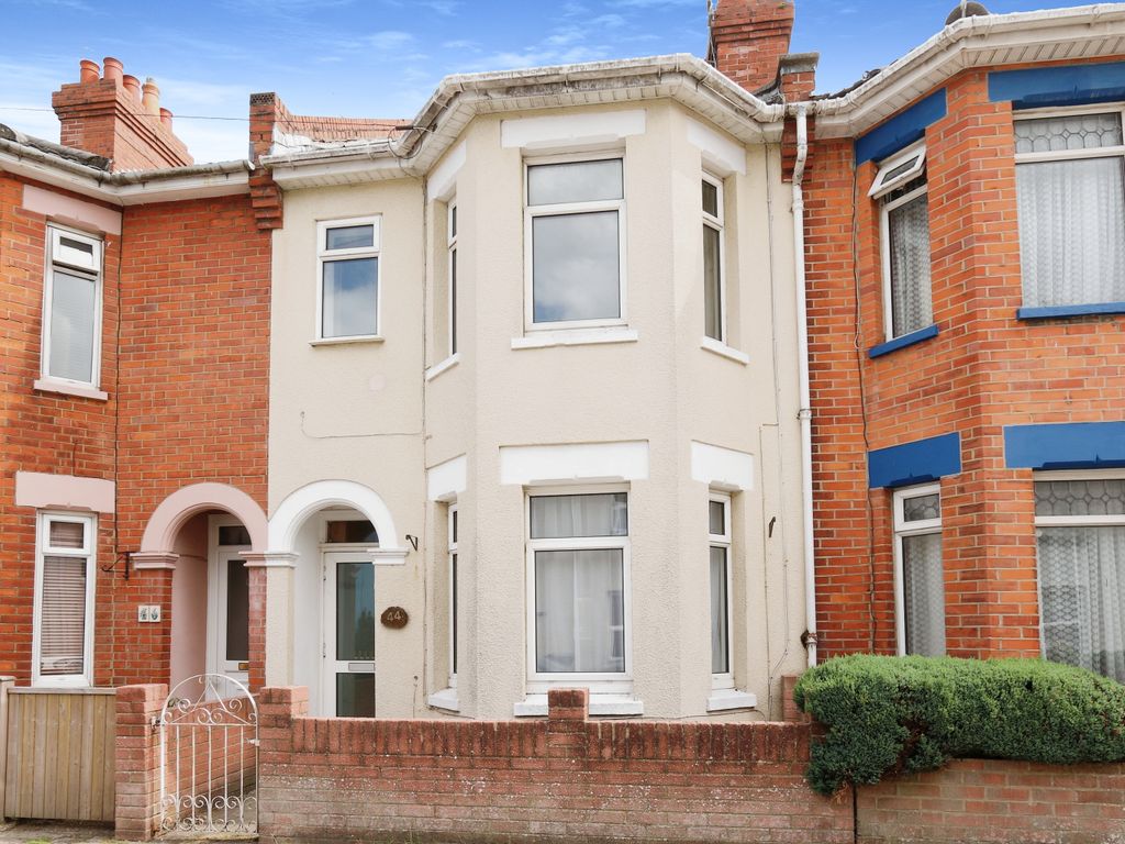 2 bed terraced house for sale in South Road, Bournemouth BH1, £250,000