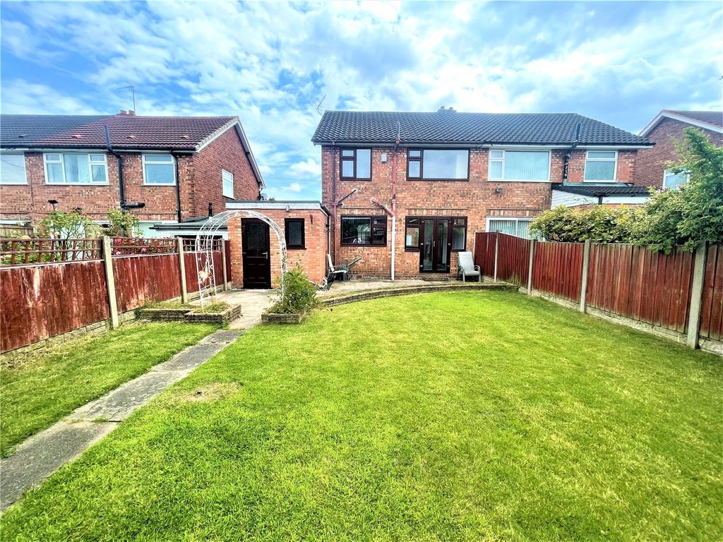 3 bed semi-detached house for sale in Rutland Avenue, Halewood, Liverpool, Merseyside L26, £230,000