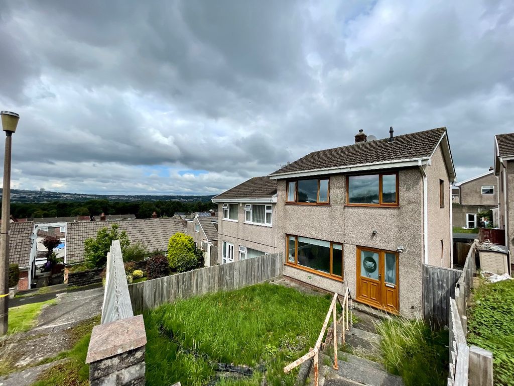 3 bed semi-detached house for sale in Heol Camlan, Birchgrove, Swansea, West Glamorgan SA7, £150,000