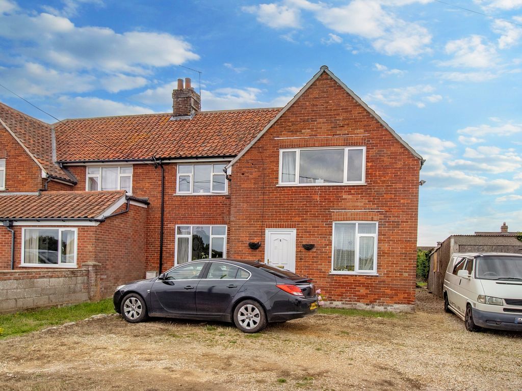 3 bed semi-detached house for sale in Raynham Road, Hempton, Fakenham, Norfolk NR21, £220,000