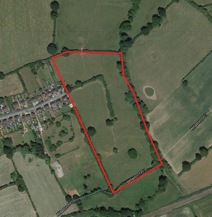 Land for sale in Moorfields Road, Willaston, Nantwich, Cheshire CW5, Non quoting
